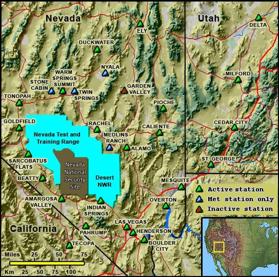 Map of CEMP Stations